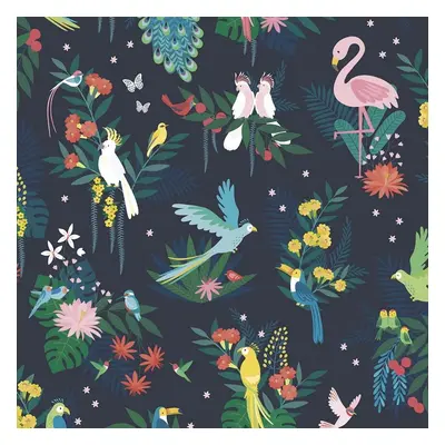 Dětská tapeta 10 m x 50 cm Birds Carnival – Lilipinso