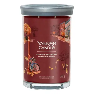 Yankee Candle vonná svíčka Signature Tumbler ve skle velká Autumn Daydream 567g