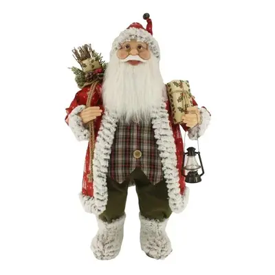 Dekorace Santa Claus Tradiční vzorovaný 80cm