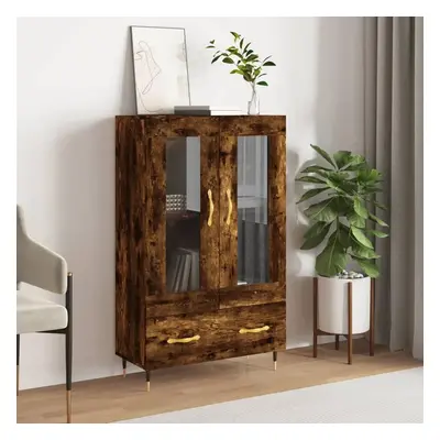 Skříň highboard kouřový dub 69,5 x 31 x 115 cm kompozitní dřevo