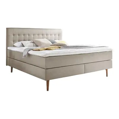 Béžová boxspring postel 180x200 cm Massello – Meise Möbel