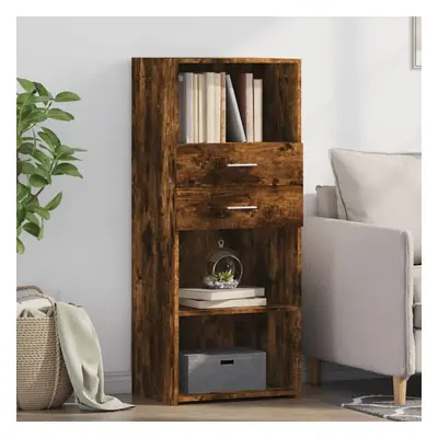 Skříň highboard kouřový dub 50 x 42,5 x 124 cm kompozitní dřevo