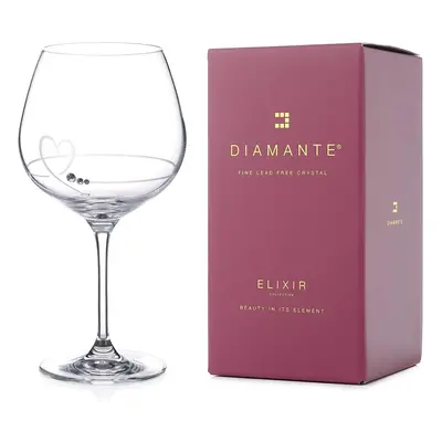 Diamante sklenice na Gin Petit Heart se Swarovski krystaly 610 ml 1KS