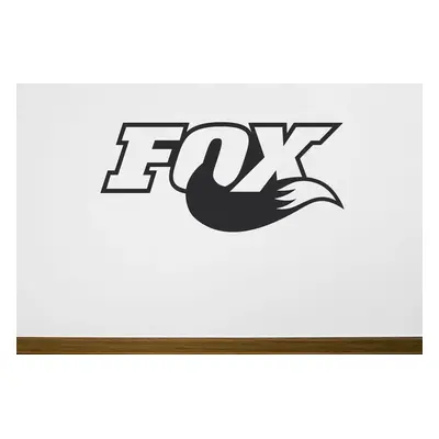 Lepy.cz Samolepka na zeď Fox Velikost (šířka x výška): 40x18cm, Barevná varianta: Světle žlutá