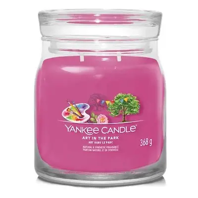 Yankee Candle vonná svíčka Signature ve skle střední Art in the park 368g