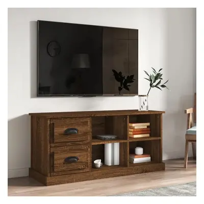 TV skříňka hnědý dub 102 x 35,5 x 47,5 cm kompozitní dřevo