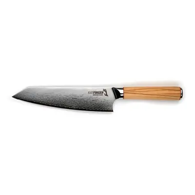 KATFINGER | Damaškový nůž šéfkuchaře 8" (20cm) | Olive S