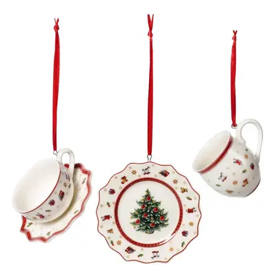 Toy's Delight Decoration Vánoční závěsná dekorce Servis 3 ks, Villeroy & Boch