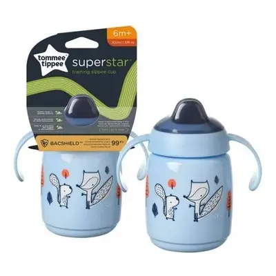 Tommee Tippee Netekoucí hrnek Superstar 6m+ Blue 300 ml