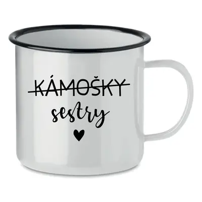 KÁMOŠKY SESTRY - bílý plecháček 350 ml