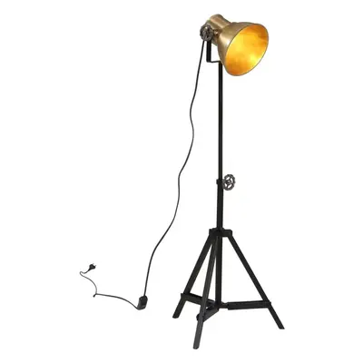 Stojací lampa 25 W staromosaz 35 x 35 x 65/95 cm E27