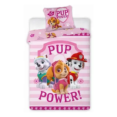 Povleceni Disney Tlapková patrola Paw patrol růžová do postýlky 135x100cm+40x60cm Faro