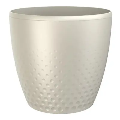 Plastia Plastový květináč Perla 16 cm, perleťová, Plastia