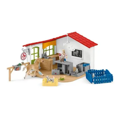 Schleich 42502 Veterinární ordinace pro domácí zvířata