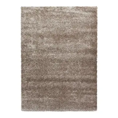 Vopi | Kusový koberec Brilliant shaggy 4200 taupe - 160 x 230 cm