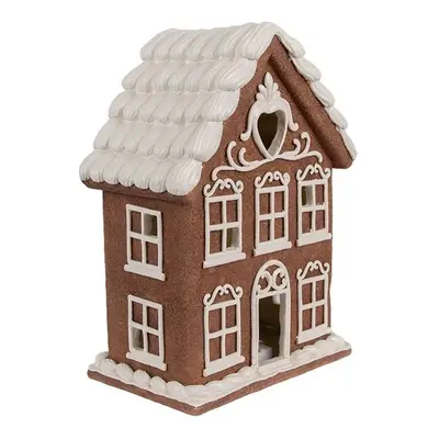 Vánoční perníková chaloupka s Led světýlky Gingerbread House - 17*10*22 cm