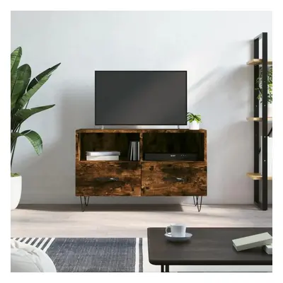 TV skříňka kouřový dub 80 x 36 x 50 cm kompozitní dřevo