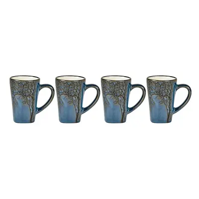 Villa Collection Hrnek na espresso se stromem Hela Dark Blue 0,1l (set 4 ks)