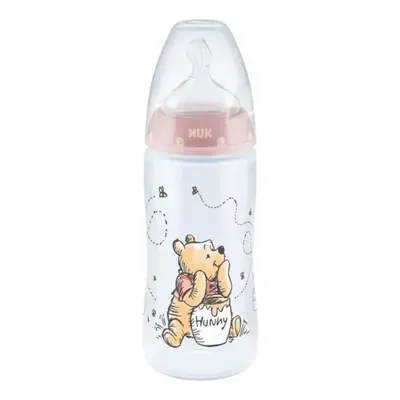 Nuk Láhev Disney indikátor teploty, silikonová savička, 300ml, 0-6m I9514400