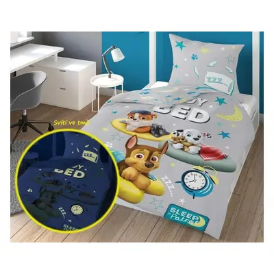 DETEXPOL Povlečení Paw Patrol sleep svítící, 70x80cm