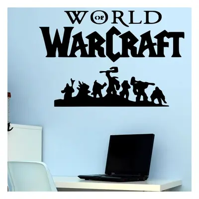 Živá Zeď Samolepka na zeď World of Warcraft Barva: černá