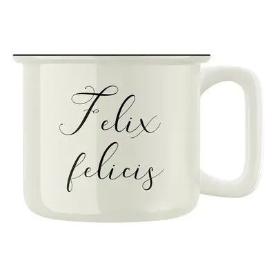 Keramický retro hrnek "Felix felicis", Keramický retro 500 ml