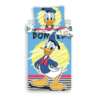 Jerry Fabrics Dětské bavlněné povlečení Donald Duck 03, 140 x 200 cm, 70 x 90 cm