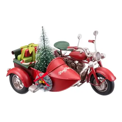 Kovová vánoční figurka Motorcycle with Sidecar – Casa Selección