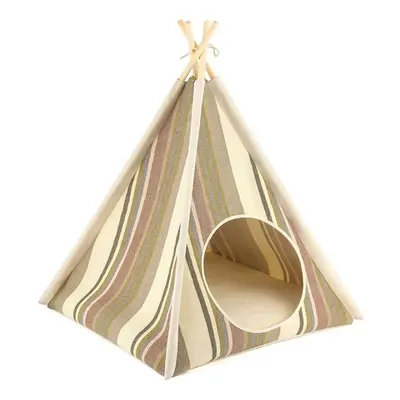 Béžový teepee stan pro domácího mazlíčka 63x63 cm Cozy Cove Seacost – P.L.A.Y.