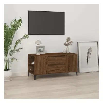 TV skříňka hnědý dub 102x44,5x50 cm kompozitní dřevo