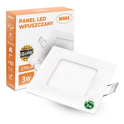 MILIO Podhledové svítidlo MD0054 DOWNLIGHT LED P/T VIGO-S - 3 W - studená bílá