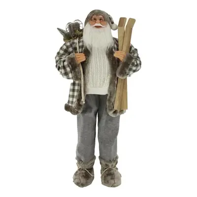 Dekorace Santa Claus Šedý 115cm