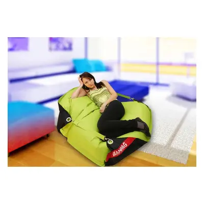 BeanBag Sedací pytel 189x140 duo limet - black