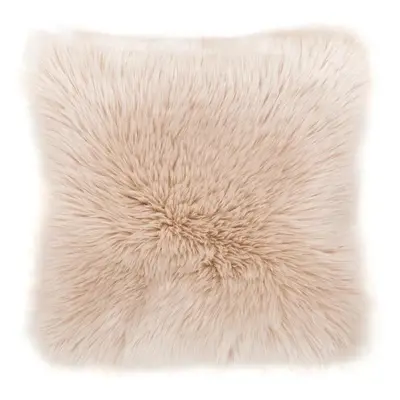 Béžový polštář Tiseco Home Studio Sheepskin, 45 x 45 cm