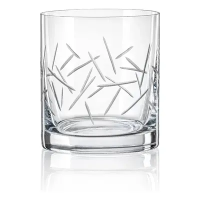 Crystalex Sklenice na Whisky Barline 280 ml, matný brus BM786, 4 ks