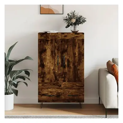 Skříň highboard kouřový dub 69,5 x 31 x 115 cm kompozitní dřevo