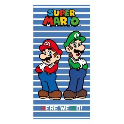 Carbotex osuška Super Mario a Luigi 70x140 cm