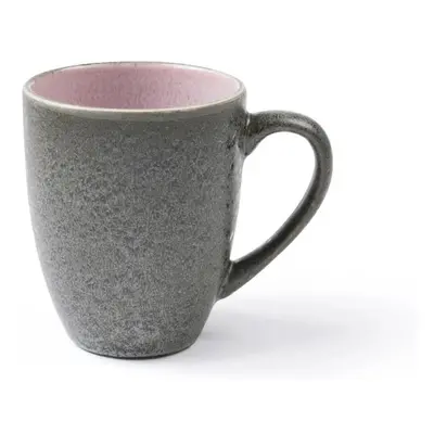 Bitz Kameninový hrnek s ouškem 30 cl Grey/Light Pink