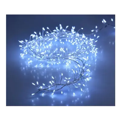 Světelný vánoční drát Martiel studená bílá, 100 LED, 50 cm