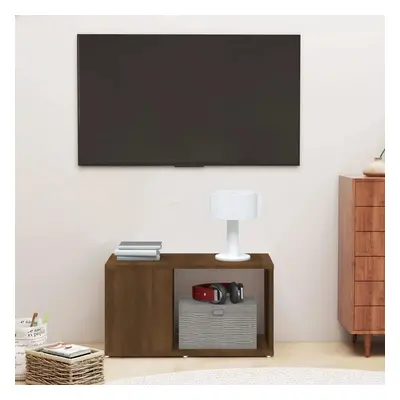 TV skříňka hnědý dub 60 x 24 x 32 cm kompozitní dřevo