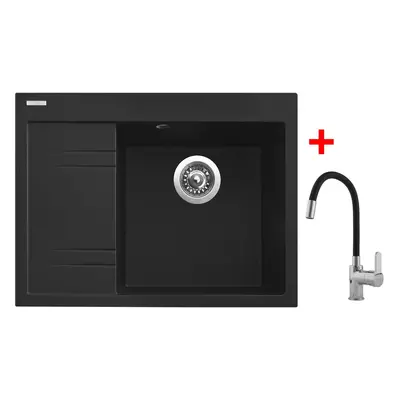 Akční set Sinks RIM 650 P Metalblack + baterie FLEXIA