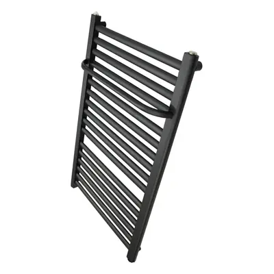 Regnis LE-R, topné těleso s věšákem na ručníky 540x1580mm, 749W, černá, LE-R/1580/540/D500/BLACK