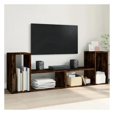 TV skříňky 2 ks kouřový dub 75 x 30 x 50 cm kompozitní dřevo