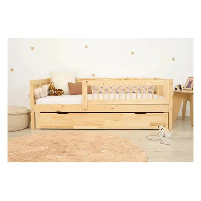 Ourbaby® Children's bed Teddy Plus - natural postel 180x80 cm přírodní