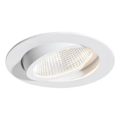 Zapuštěné bodové světlo bílé 9,5 cm vč. LED 1300 lm stmívatelné IP65 - Gaius