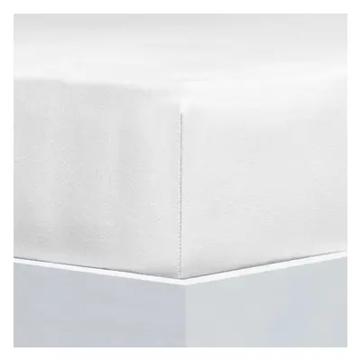 Florella Prostěradlo Solit Jersey Weiss, 90-100x200 cm