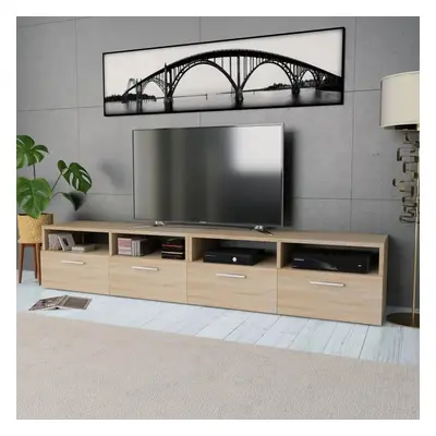 TV skříňky 2 ks kompozitní dřevo 95 x 35 x 36 cm dub