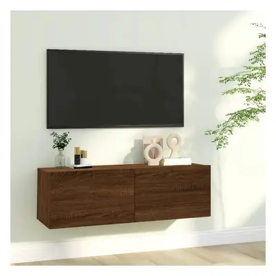 TV skříňka hnědý dub 100 x 30 x 30 cm kompozitní dřevo