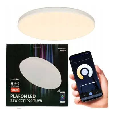 BERGE Plafon LED Smart 24W CCT TUYA IP20