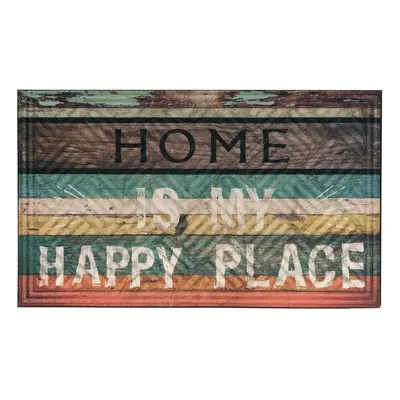 Multy home Rohožka LIMA Happy Place 45 x 75 cm, s potiskem